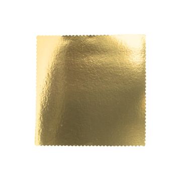 Taartkarton 25x25cm Goud