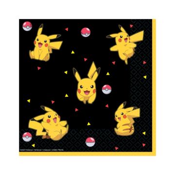 Servetten Pokemon Pikachu (16st) 
