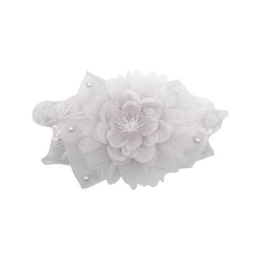 Diadeem Bloem Pastelroze