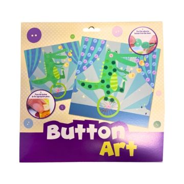 Button Art Krokodil