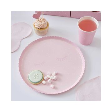 Borden Roze met Wimpers & Polka Dots Ginger Ray 
