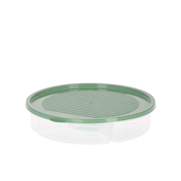 Voorraaddoosset Rond 5 vakken (2000ml)