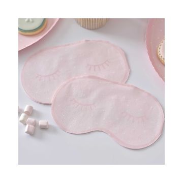 Servetten Oogmasker Roze Ginger Ray (16st)