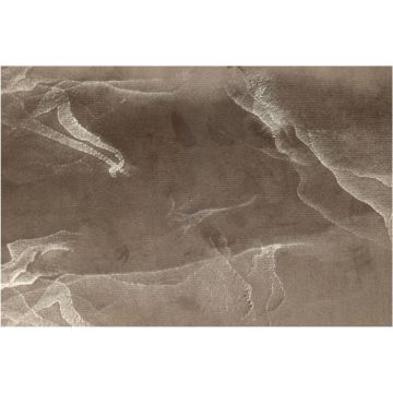 Decoratiestof Fluweel Marmer Goudbruin - 28x150cm 