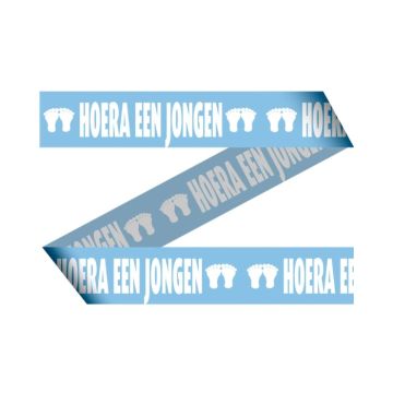 Afzetlint 'Hoera een Jongen'