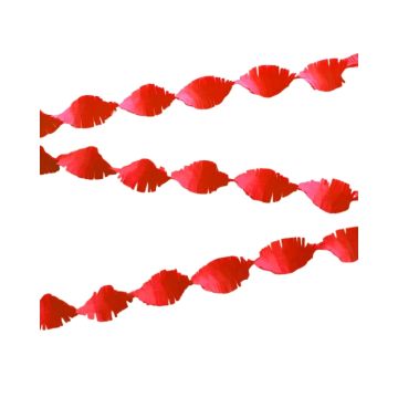 Crepe Guirlande Rood