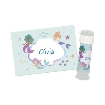 Zeemeermin Bellenblaas Stickers