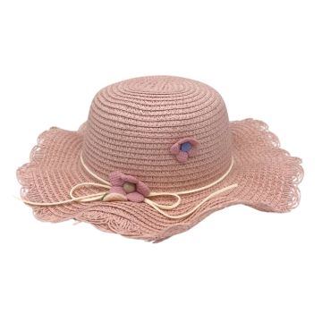 Zomerhoed Golvend Kind Roze