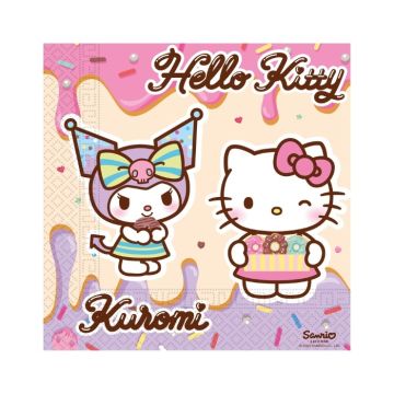 Servetten Hello Kitty & Kuromi