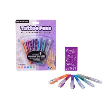 Tattoo Pen - 6 stuks
