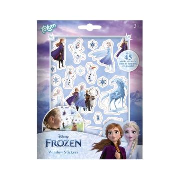 Raamstickers Frozen - 4 vellen