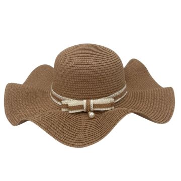 Zomerhoed Golvend Dames Bruin 