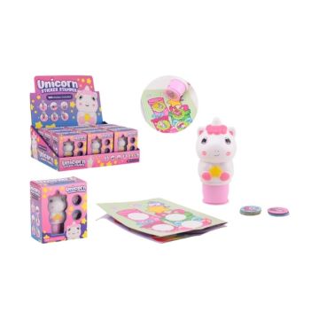 Stickerstamper met 100 Dino Stickers