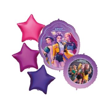 Folieballon Boeket Kpop Demon Hunters