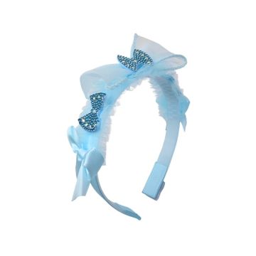 Diadeem Strass Strikjes Roze