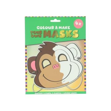 Kleur je eigen masker Leeuw