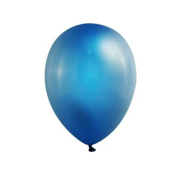 Ballonnen Metallic Blauw (10 stuks)