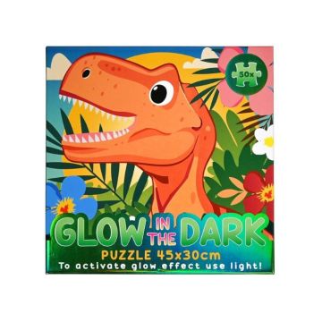Glow in the Dark Puzzel Dino