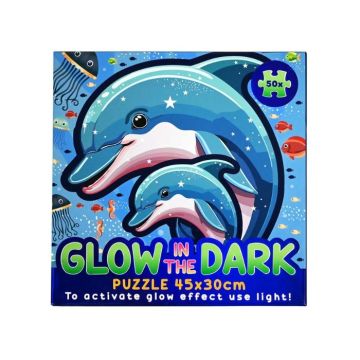 Glow in the Dark Puzzel Dino