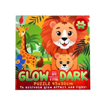 Glow in the Dark Puzzel Unicorn