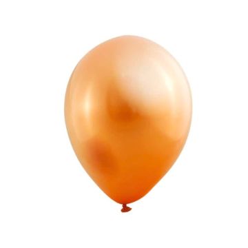 Metallic Ballonnen Oranje (10st)