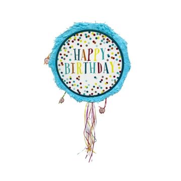 Pinata Happy Birthday Dots - 44cm
