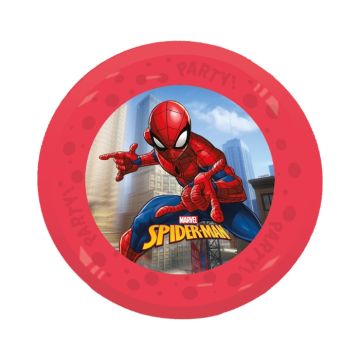 Herbruikbare Borden Spider-Man 21cm (4st) 