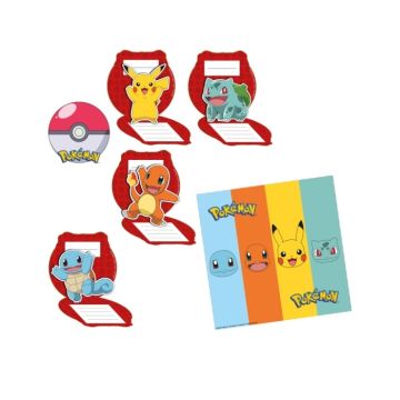 Uitnodigingen Pokemon