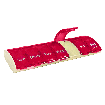 Pillendoos 7-dagen Roze 