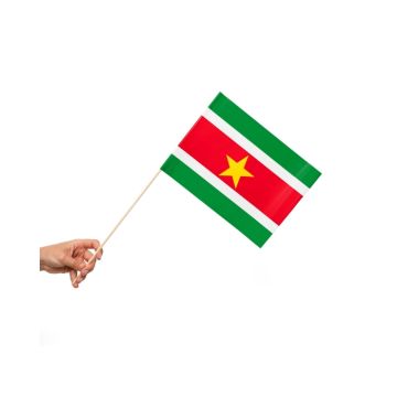 Zwaaivlaggetjes Suriname 20x30cm (10st) 