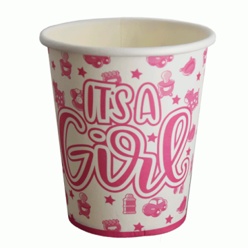 Bekers It's A Girl Roze 