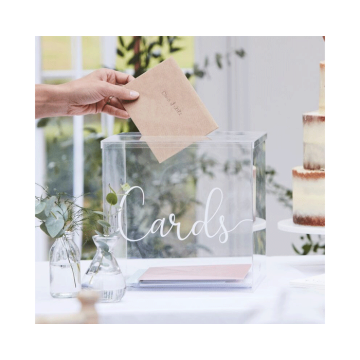 Acryl Enveloppendoos Wedding Ginger Ray