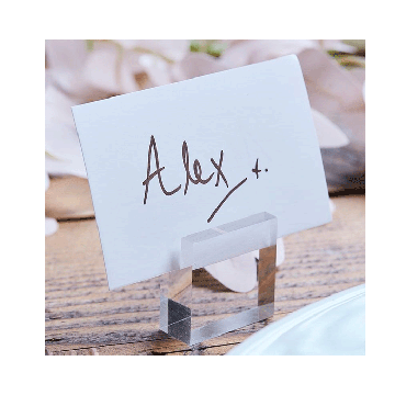 Plaatskaarthouders Acryl Ginger Ray (4st)