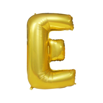 Folieballon E Goud (43cm)