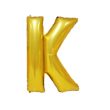 Folie Ballon K Goud 40cm