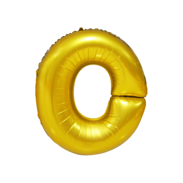 Folieballon O Goud (43cm)