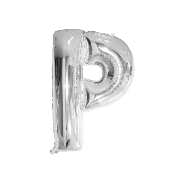 Folie Ballon P Zilver 40cm