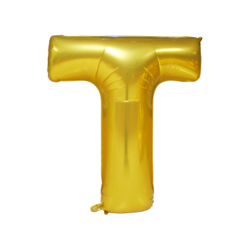 Folie Ballon T Goud 40cm