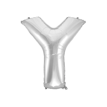 Folie Ballon Y Zilver (43cm)
