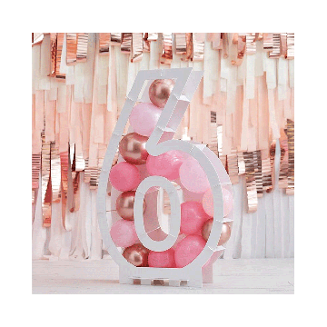 Ballonnen Mozaïek Standaard Cijfer 6 Ginger Ray 