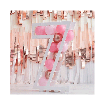 Ballonnen Mozaïek Standaard Cijfer 7 Ginger Ray 