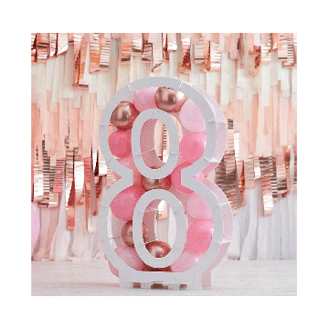 Ballonnen Mozaïek Standaard Cijfer 8 Ginger Ray 