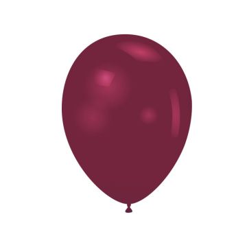 Metallic Ballonnen Bordeaux (10st)