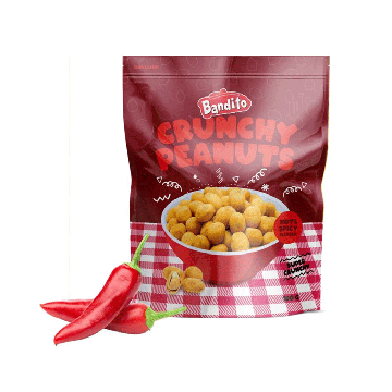 Bandito Crunchy Peanuts Hot & Spicy 100gr