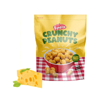 Bandito Crunchy Peanuts Nacho Cheese 100gr