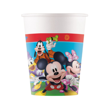 Bekers Mickey Mouse - 200ml - 8 stuks