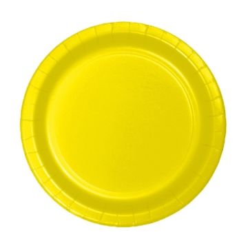 Kartonnen Bordjes Geel