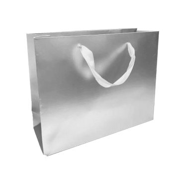 Cadeautas M Metallic Zilver - 25 x 9 x 20 cm - 6 stuks