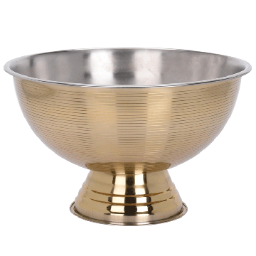 Champagneschaal op voet Goud