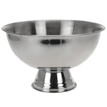 Champagneschaal op voet RVS 